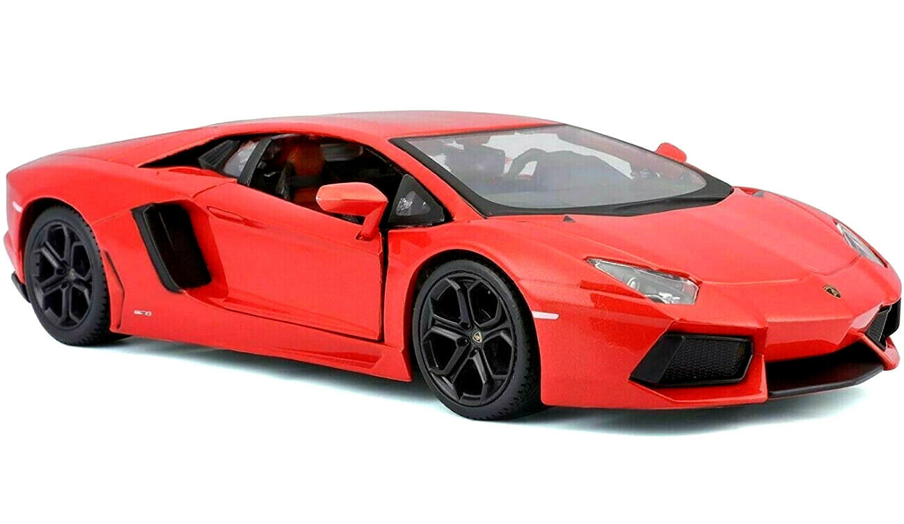 Lamborghini Aventador LP700-4 Orange 1:24 Diecast Model Car By Maisto