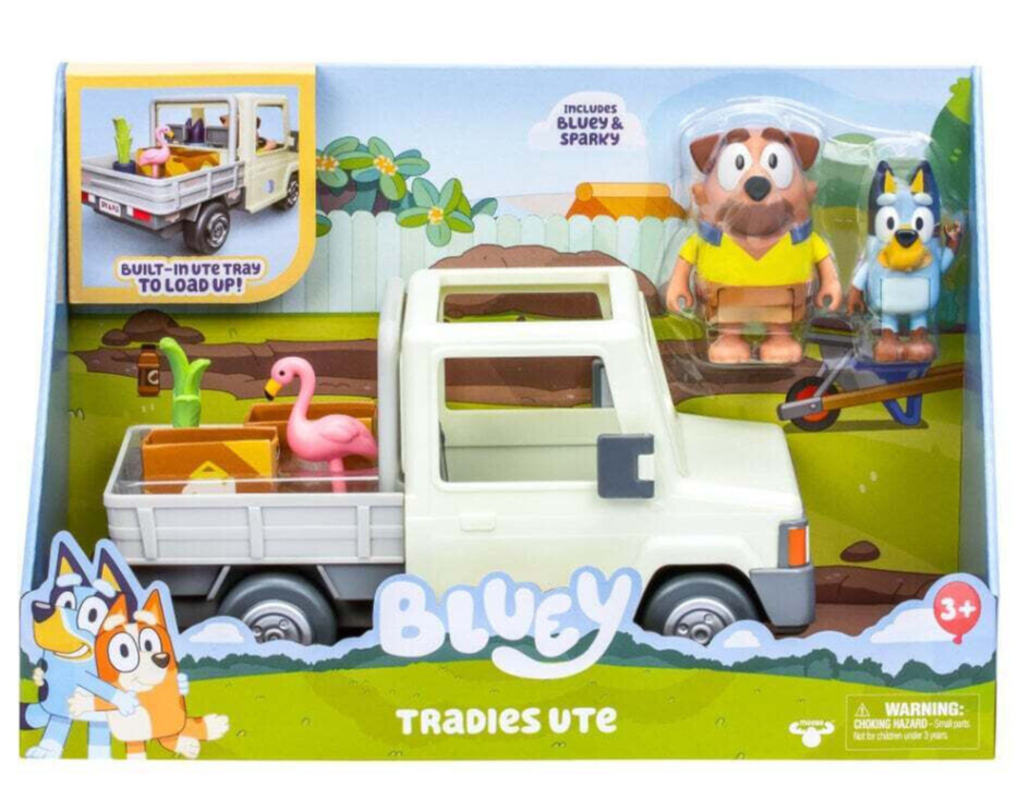 Bluey Series 10 Tradies Ute Vehicle and Figures