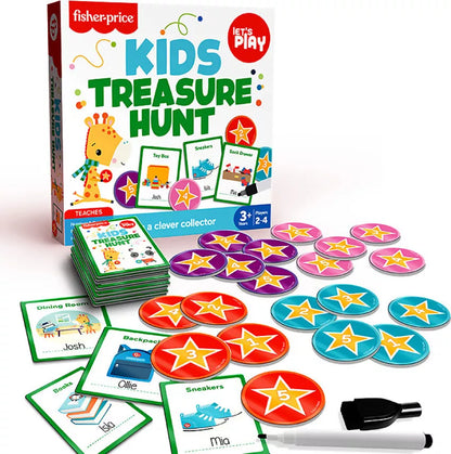 Fisher Price Kids Treasure Hunt Educational Board Game