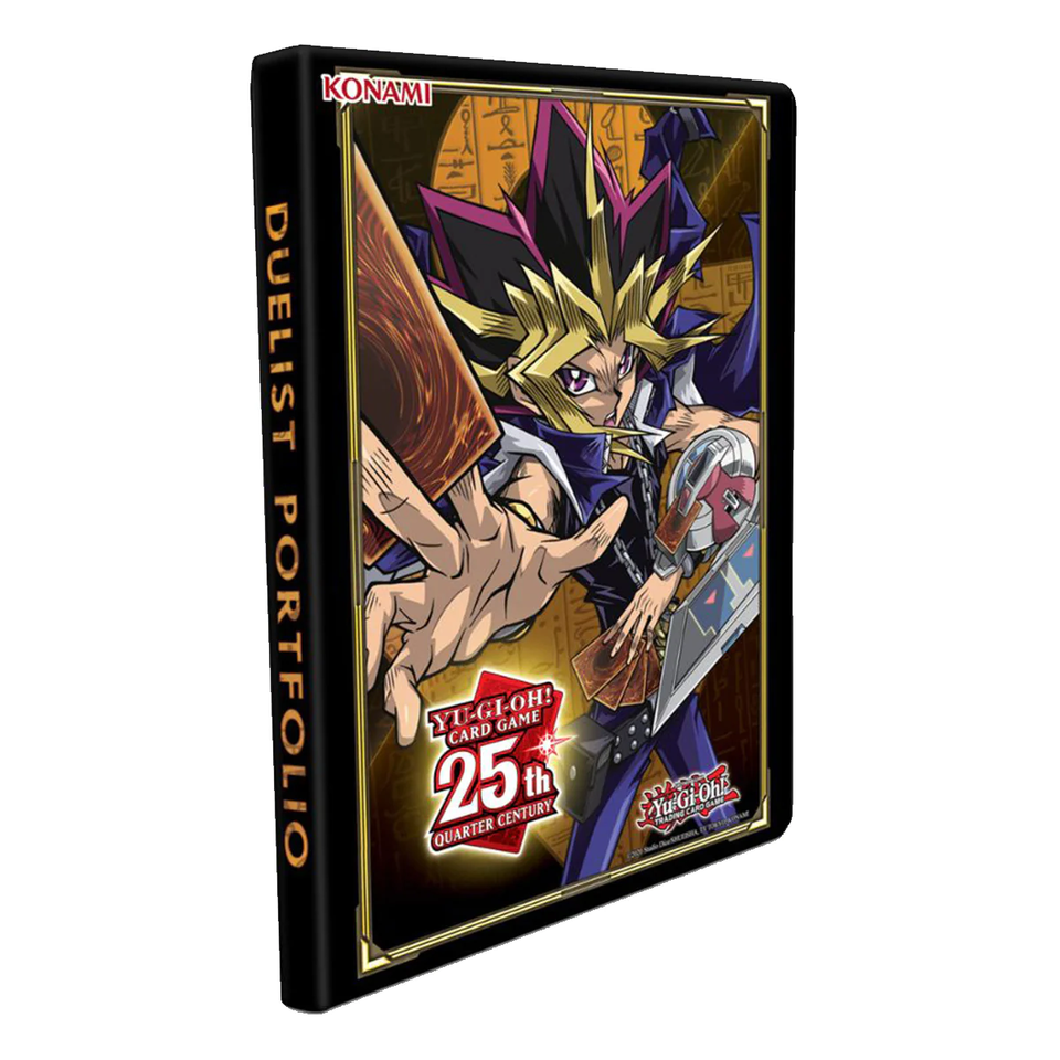 YU-GI-OH! ACCESSORIES Yugi & Kaiba Quarter Century 9 Pocket Card Portfolio Album