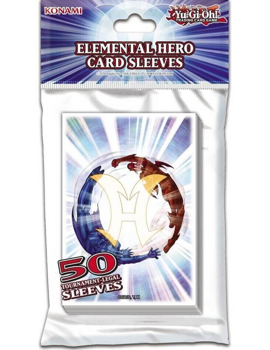 YU-GI-OH! ACCESSORIES Elemental Hero Card Sleeves 50ct