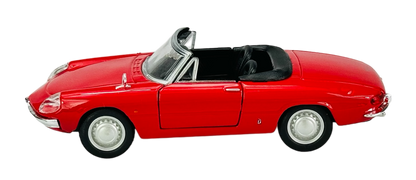 Bburago  1966 Alfa Romeo Spider Red 1:32 Diecast Model Car