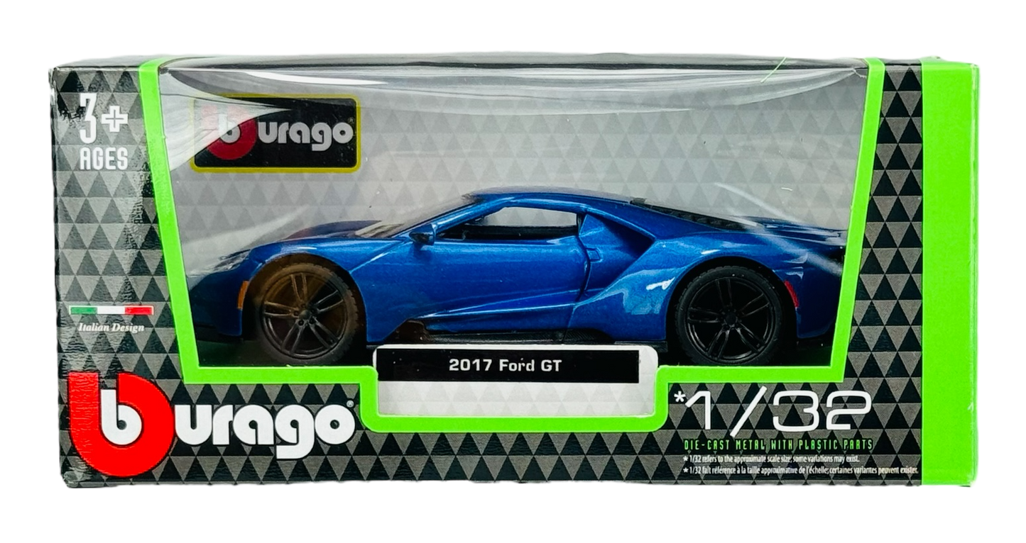 Bburago 2017 Ford GT Blue 1:32 Diecast Model Car