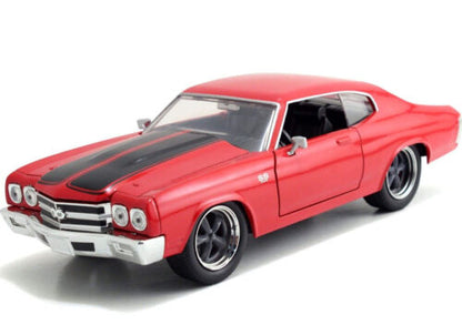 Fast & Furious Dom's 70' Chevy Chevelle SS 1:24 Diecast Model Car