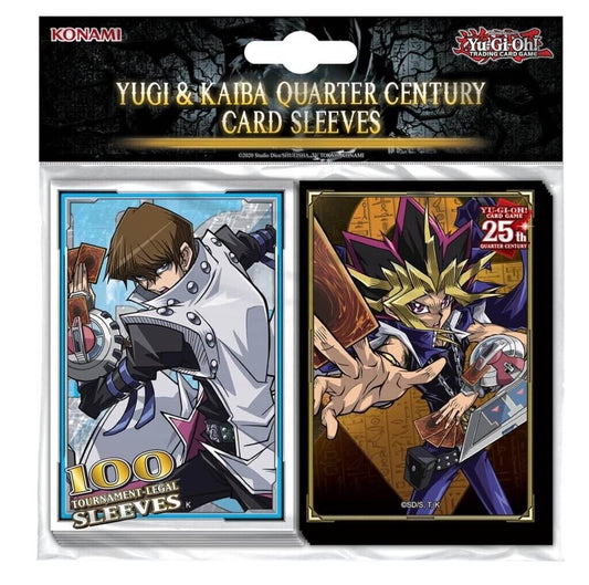 YU-GI-OH! ACCESSORIES Yugi & Kaiba Quarter Century Card Sleeves