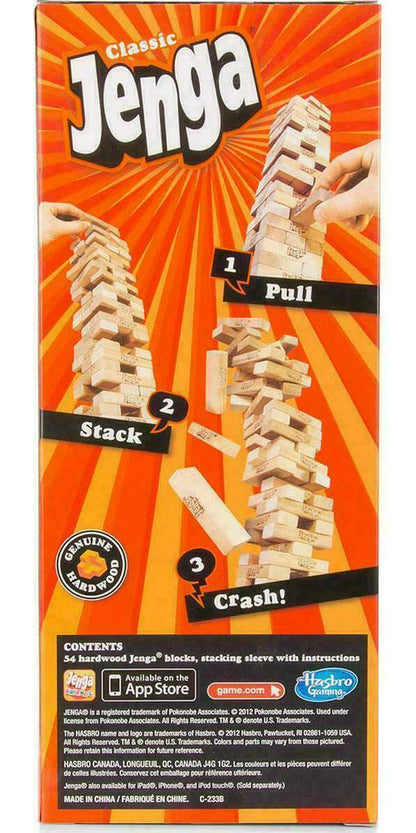 JENGA Wooden Block Stack Game