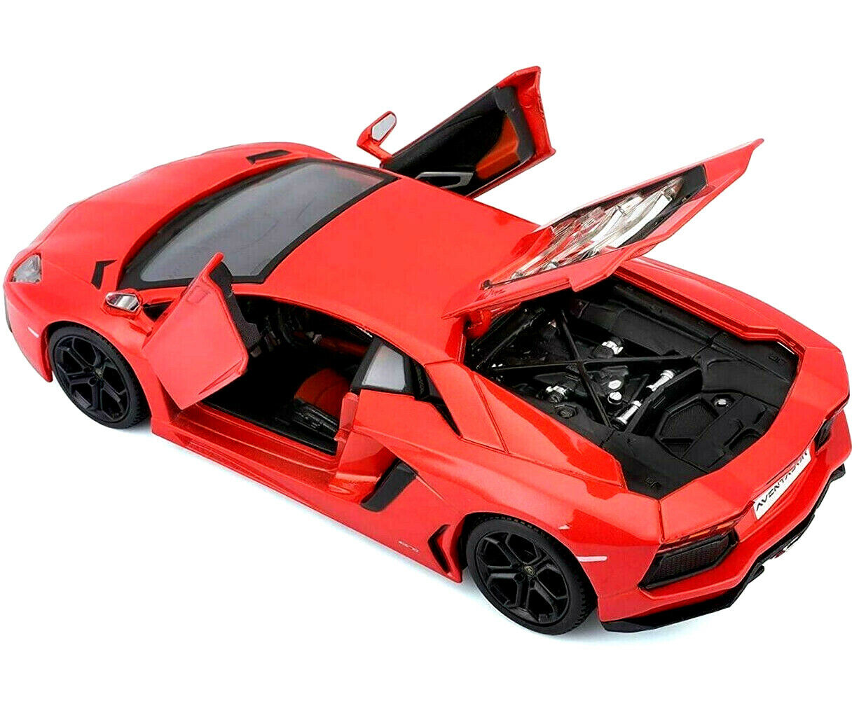 Lamborghini Aventador LP700-4 Orange 1:24 Diecast Model Car By Maisto