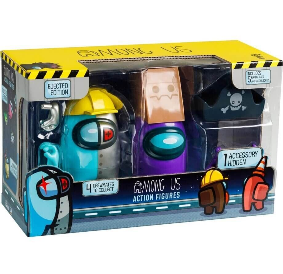 AMONG US Crewmate 2 Figure Pack Action Figures with Accessory