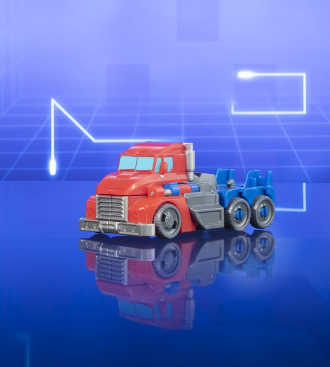 Transformers EarthSpark Flip Changer Optimus Prime Transforming Action Figure