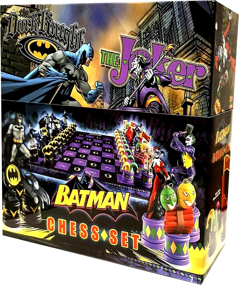 BATMAN Chess Set The Dark Knight vs The Joker By Noble Collection