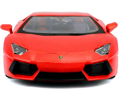 Lamborghini Aventador LP700-4 Orange 1:24 Diecast Model Car By Maisto