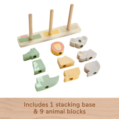 Fisher-Price Wooden Stack & Sort Animals