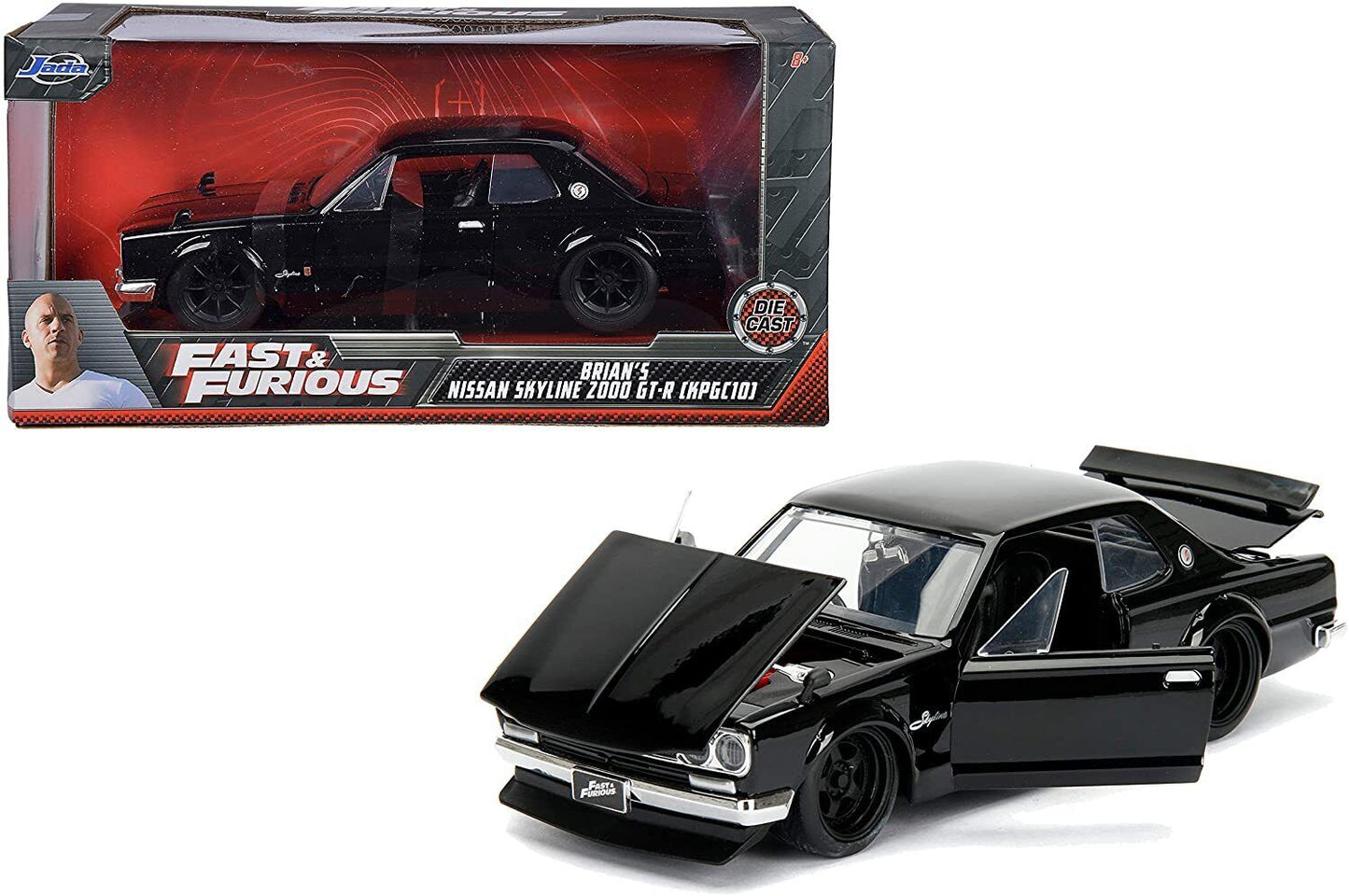 Fast & Furious Brian’s 1971 Nissan Skyline 2000 GT-R 1:32 Diecast Model Car