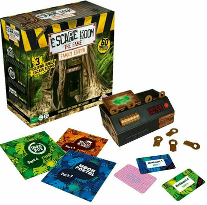 Escape Room Family Edition Jungle Board Game