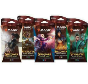 Magic the Gathering Strixhaven School of Mages Theme Booster Set of 5