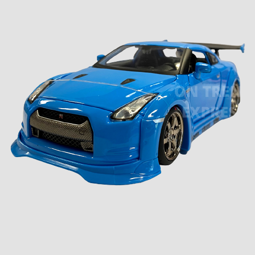 Tokyo Modern NISSAN GT-R BLUE 1:24 Diecast Model Car By Maisto