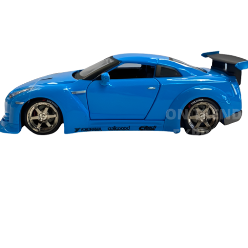 Tokyo Modern NISSAN GT-R BLUE 1:24 Diecast Model Car By Maisto