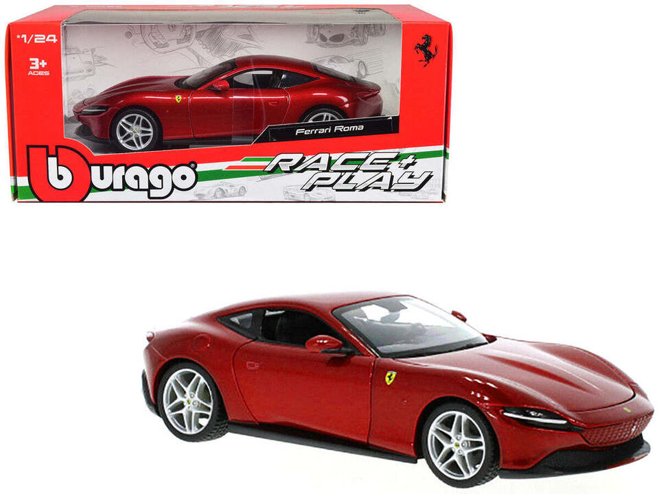 Bburago 1:24 2019 Ferrari Roma Sports Hyper Car Diecast Model