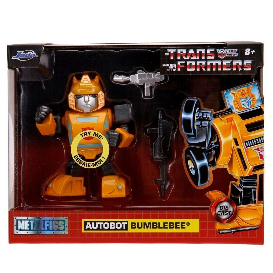 MetalFigs Transformers Autobot Bumblebee Deluxe 4 Inch Figure with Light