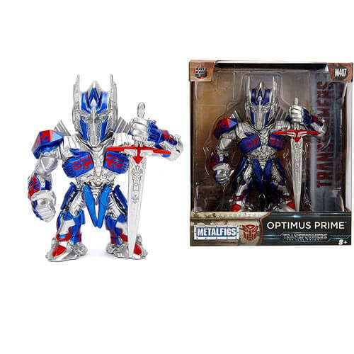 Transformers 5 The Last Knight Optimus Prime 4" Metals Die-Cast Figure Jada Toys