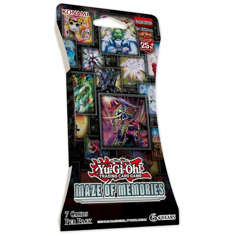 YU-GI-OH! TCG Maze of Memories 7x Foil card Blister Pack