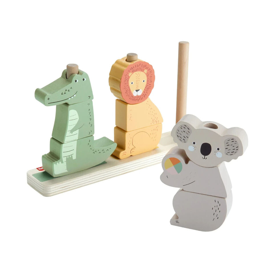 Fisher-Price Wooden Stack & Sort Animals