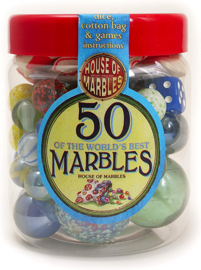 Tub of 50 World's Best Marbles