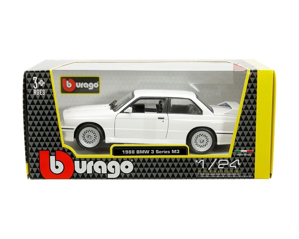 Bburago 1:24 1988 BMW 3 Series E30 M3 Diecast Model Car