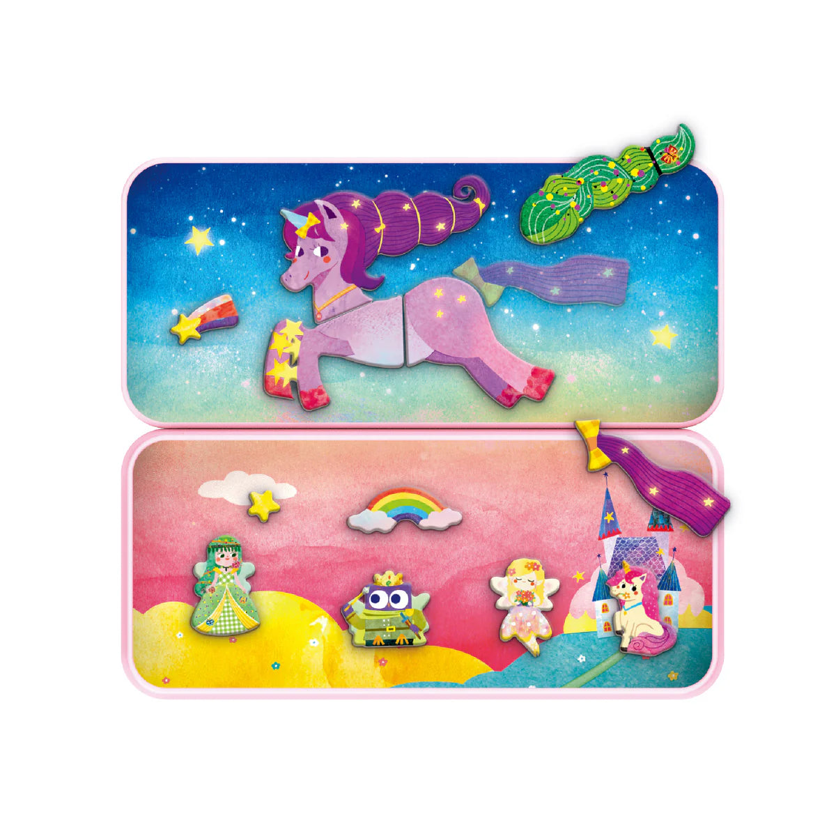 MierEdu Travel Magnetic Box Puzzle - Unicorns